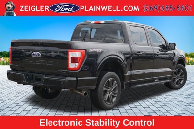 2023 Ford F-150 Lariat Sport Heated Cooled Leather Pano Roof Nav Trailer