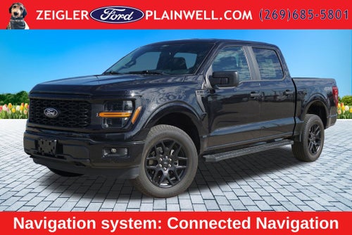 2024 Ford F-150 STX BLACK APPEARANCE PKG 20" BLACK WHEELS TOW PKG