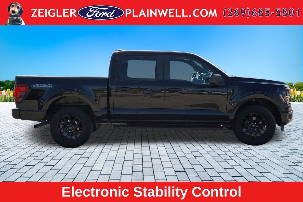 2024 Ford F-150 STX BLACK APPEARANCE PKG 20" BLACK WHEELS TOW PKG
