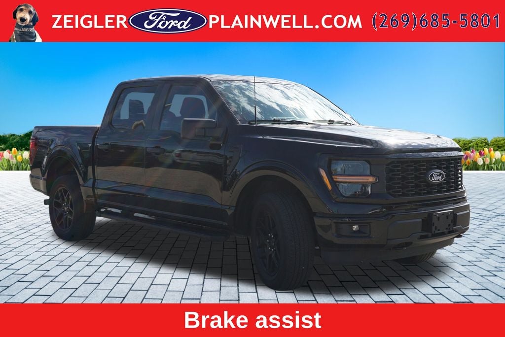 2024 Ford F-150 STX BLACK APPEARANCE PKG 20" BLACK WHEELS TOW PKG