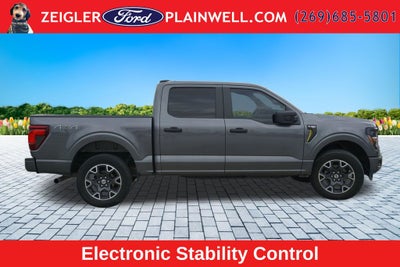 2024 Ford F-150 STX CREW CAB 4X4 NAVIGATION 20" WHEELS LANE DEPART TO