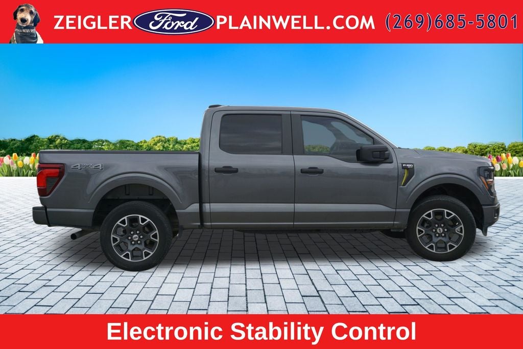 2024 Ford F-150 STX CREW CAB 4X4 NAVIGATION 20" WHEELS LANE DEPART TO