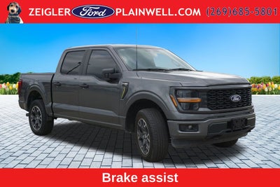 2024 Ford F-150 STX CREW CAB 4X4 NAVIGATION 20" WHEELS LANE DEPART TO