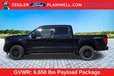 2024 Ford F-150 XLT CREW CAB 4X4 BLACK APPEARANCE PKG TOW PKG R CAMERA