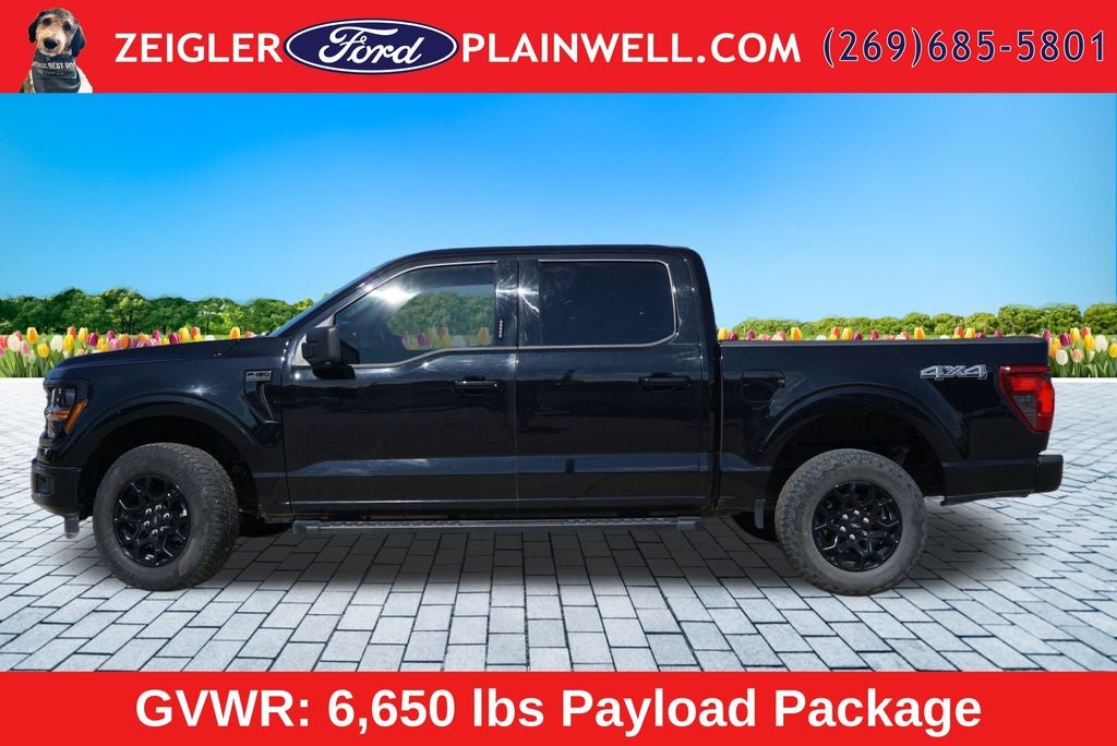 2024 Ford F-150 XLT CREW CAB 4X4 BLACK APPEARANCE PKG TOW PKG R CAMERA