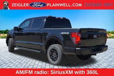 2024 Ford F-150 XLT CREW CAB 4X4 BLACK APPEARANCE PKG TOW PKG R CAMERA