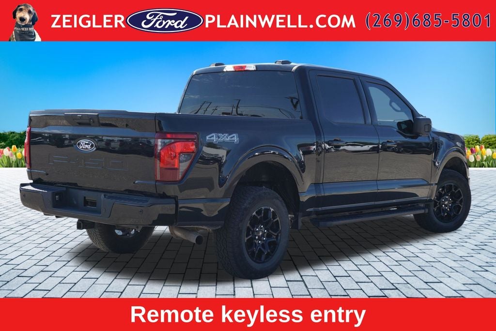 2024 Ford F-150 XLT CREW CAB 4X4 BLACK APPEARANCE PKG TOW PKG R CAMERA