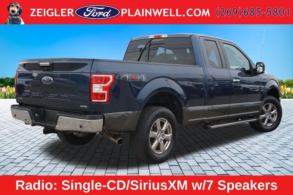 2018 Ford F-150 XLT 302A CREW CAB 4X4 CHROME PKG NAVIGATION