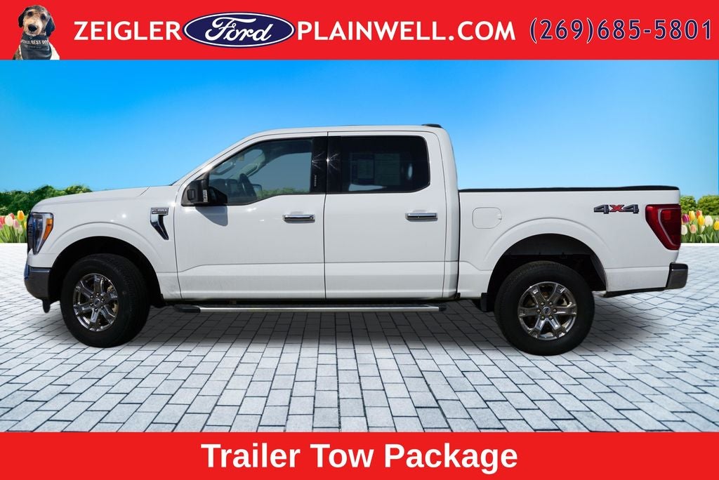 2022 Ford F-150 XLT Crew Cab 5.0L V8 Chrome Appearance 18" Wheels Tow