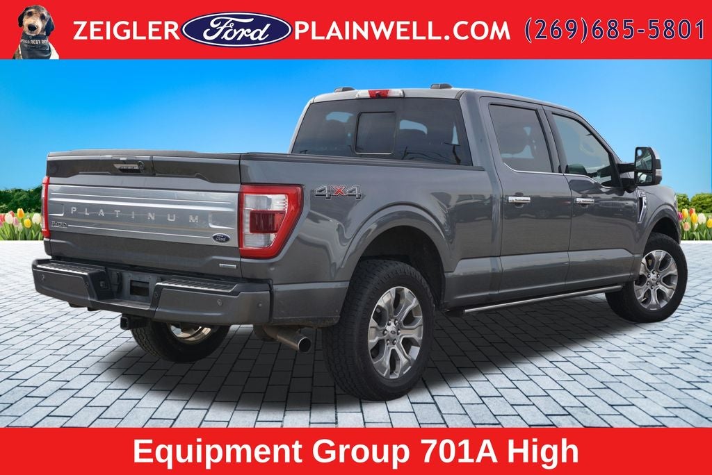 2022 Ford F-150 Platinum Twin Panel Roof Int Work Surface Tow Co-Pilot360 A