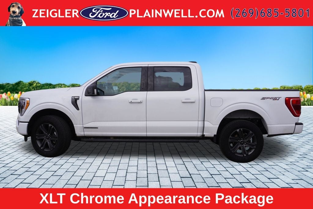 2023 Ford F-150 XLT HYBRID TWIN PANEL ROOF 20 ' BLACK ALLOYS REAR SLID