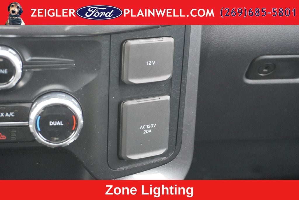 2023 Ford F-150 XLT HYBRID TWIN PANEL ROOF 20 ' BLACK ALLOYS REAR SLID