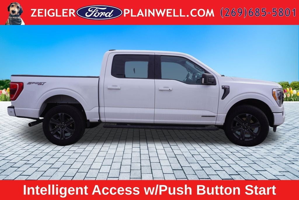 2023 Ford F-150 XLT HYBRID TWIN PANEL ROOF 20 ' BLACK ALLOYS REAR SLID