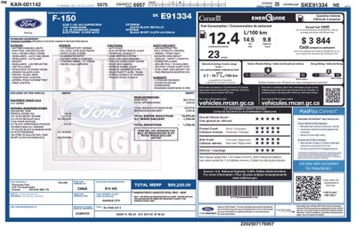 2025 Ford F-150 XLT Black Apoearance Pkg 3.5L Ecoboost Blis Rear Camer