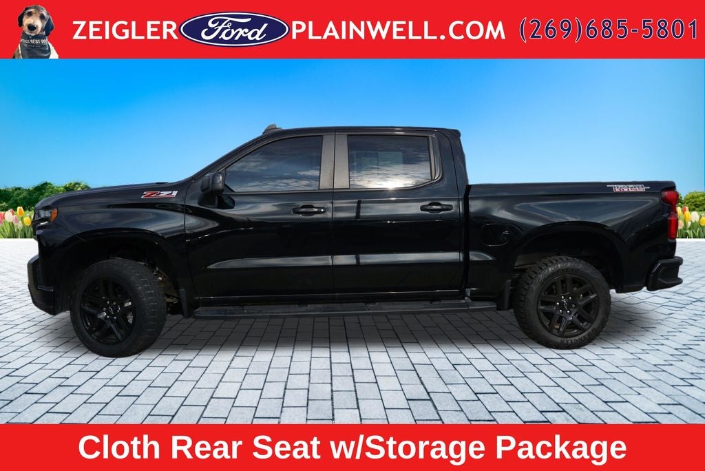 2021 Chevrolet Silverado 1500 LT Trail Boss Z71 PKG LEATHER 20' BLACK WHEELS