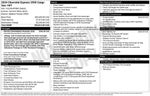 2024 Chevrolet Express 3500 Work Van Cargo