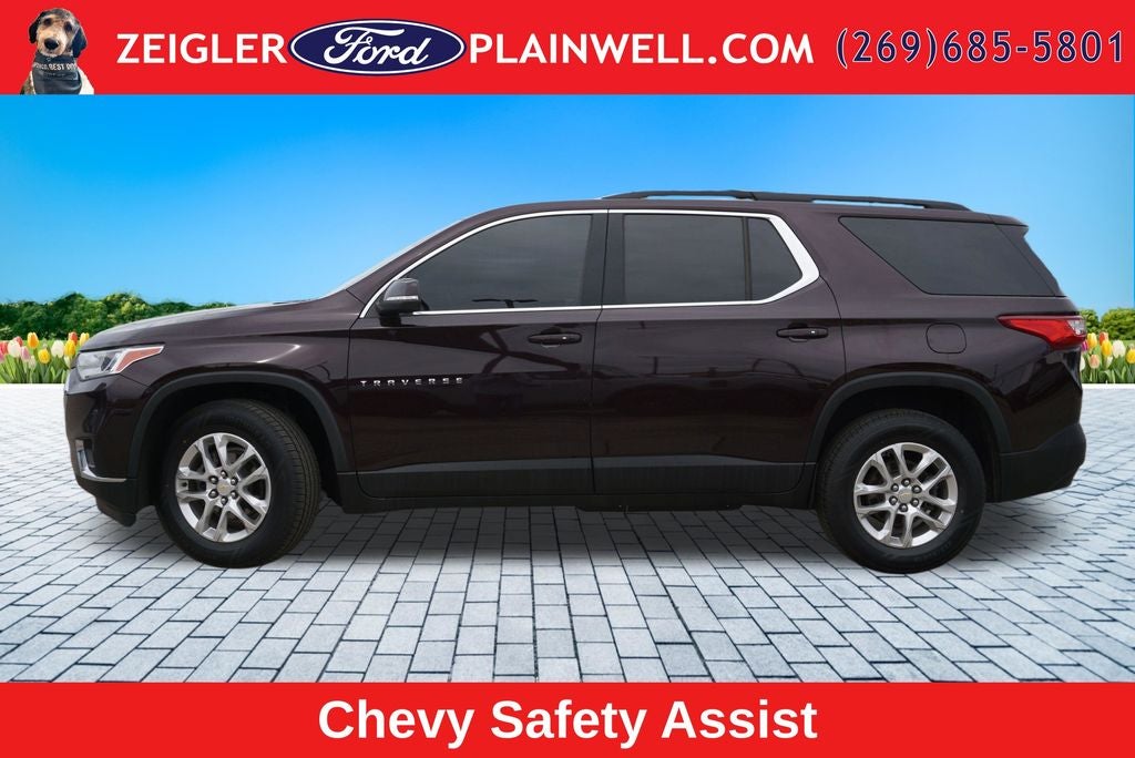 2021 Chevrolet Traverse LT Leather AWD 3RD ROW LEATHER HEATED STEERING LANE DEPARTURE