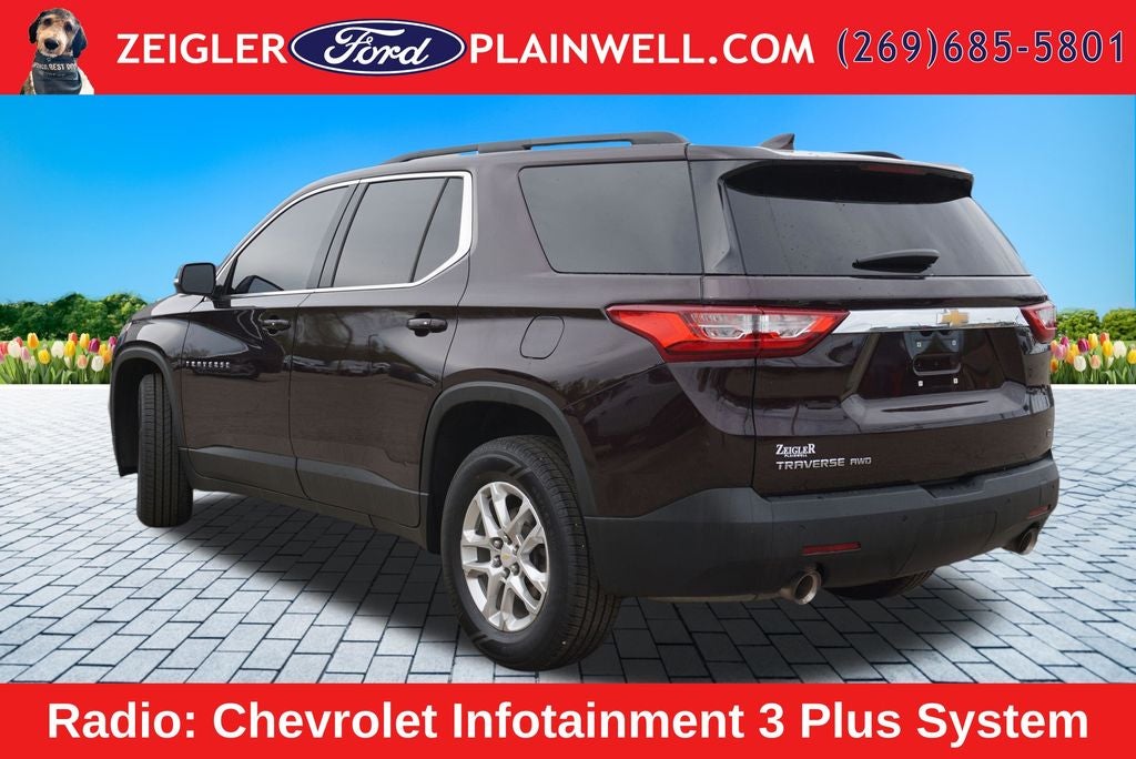 2021 Chevrolet Traverse LT Leather AWD 3RD ROW LEATHER HEATED STEERING LANE DEPARTURE