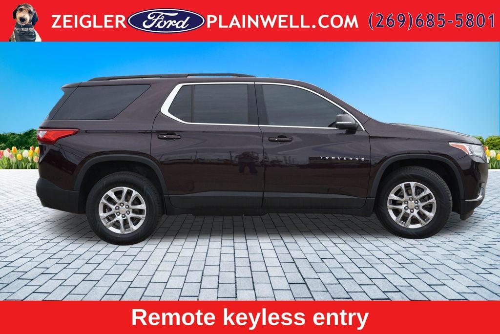 2021 Chevrolet Traverse LT Leather AWD 3RD ROW LEATHER HEATED STEERING LANE DEPARTURE