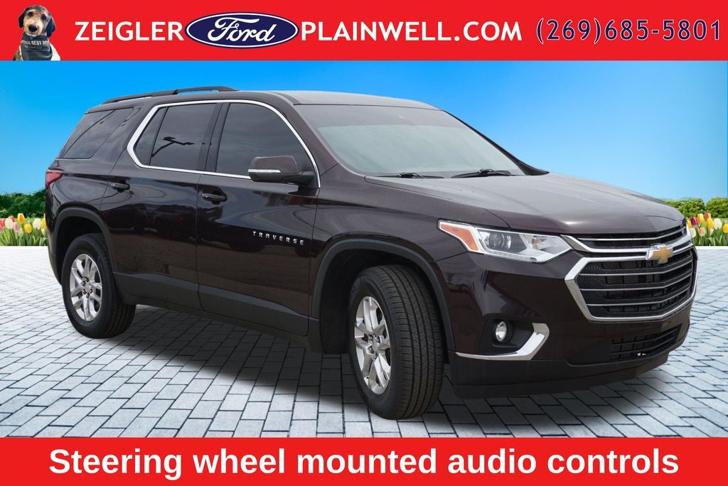 2021 Chevrolet Traverse LT Leather AWD 3RD ROW LEATHER HEATED STEERING LANE DEPARTURE