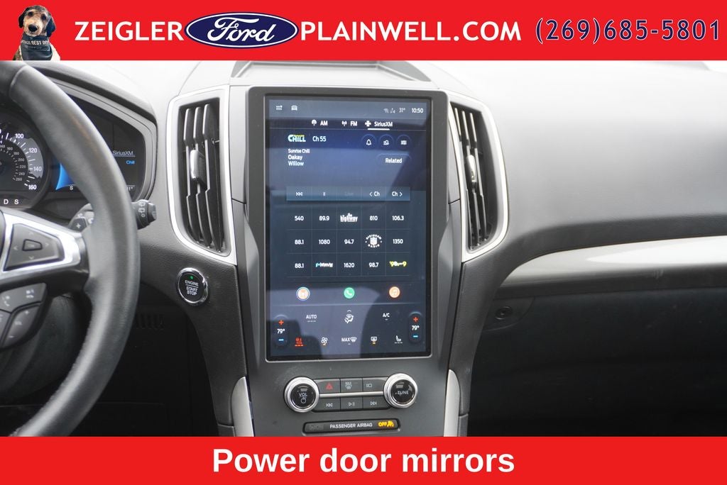 2024 Ford Edge SEL AWD Panoramic Vista Roof Heated Leather & Steering