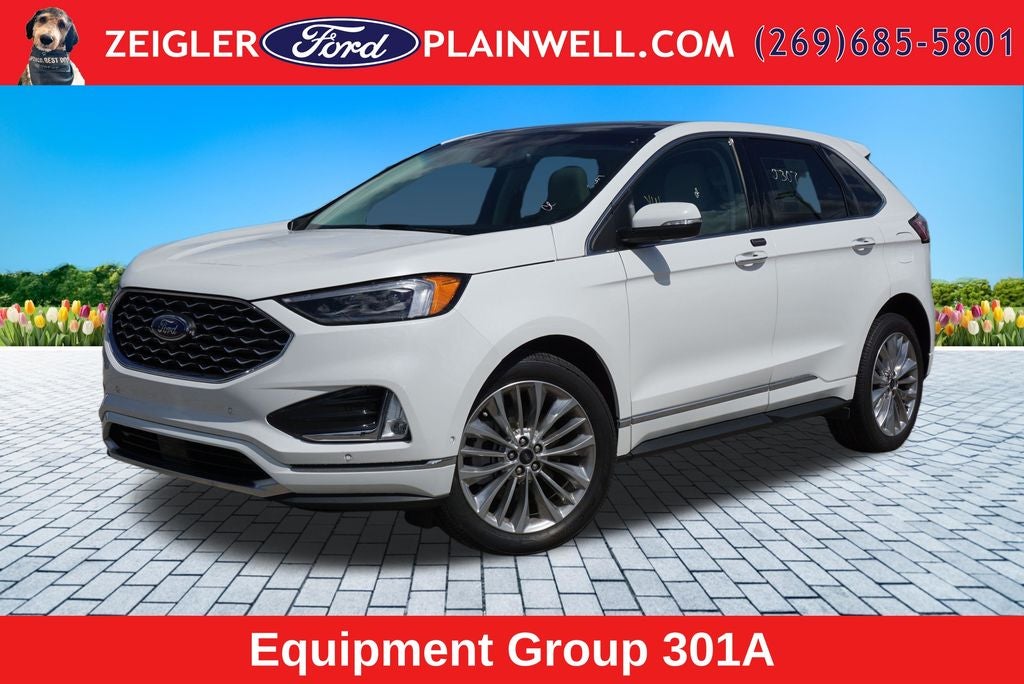 2024 Ford Edge Titanium AWD Panoramic Roof Heated Cooled Leather Navigatio