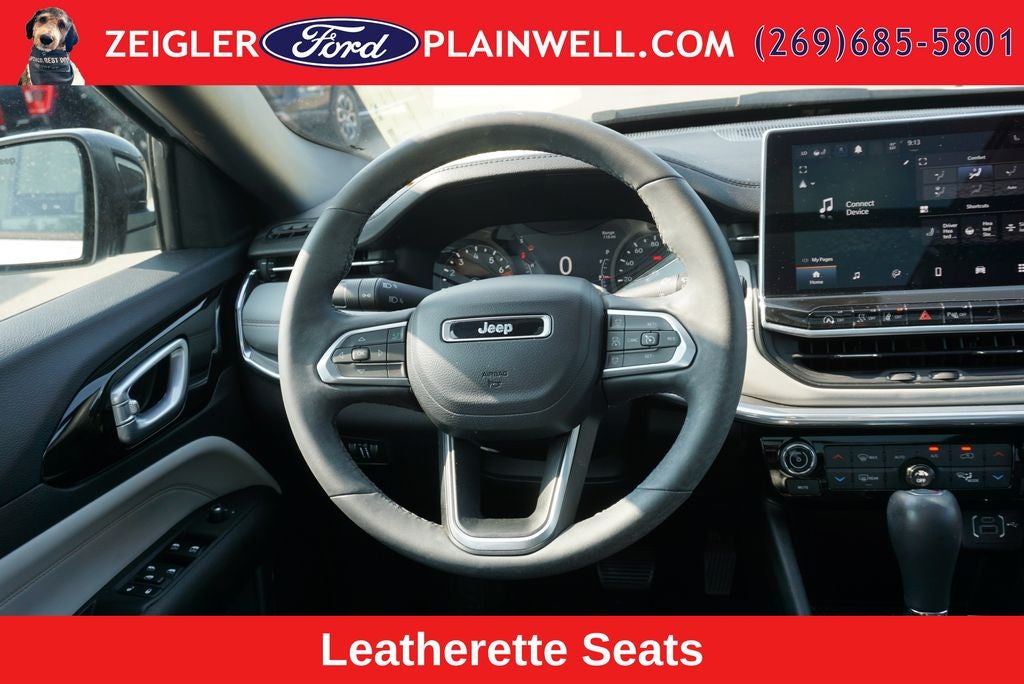 2023 Jeep Compass Limited Leather 4x4 Power Moonroof Black 2 Tone Top
