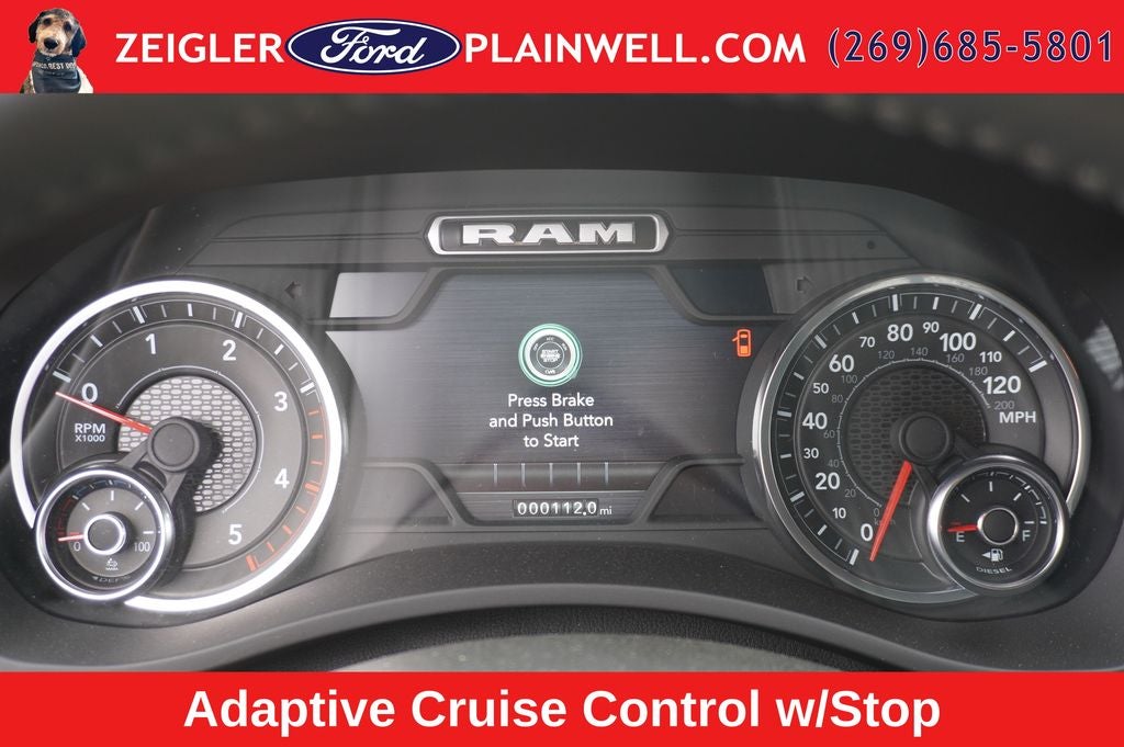 2024 RAM 3500 Tradesman CREW CAB 4X4 CUMMINGS TURBO DIESEL NAVIGATION