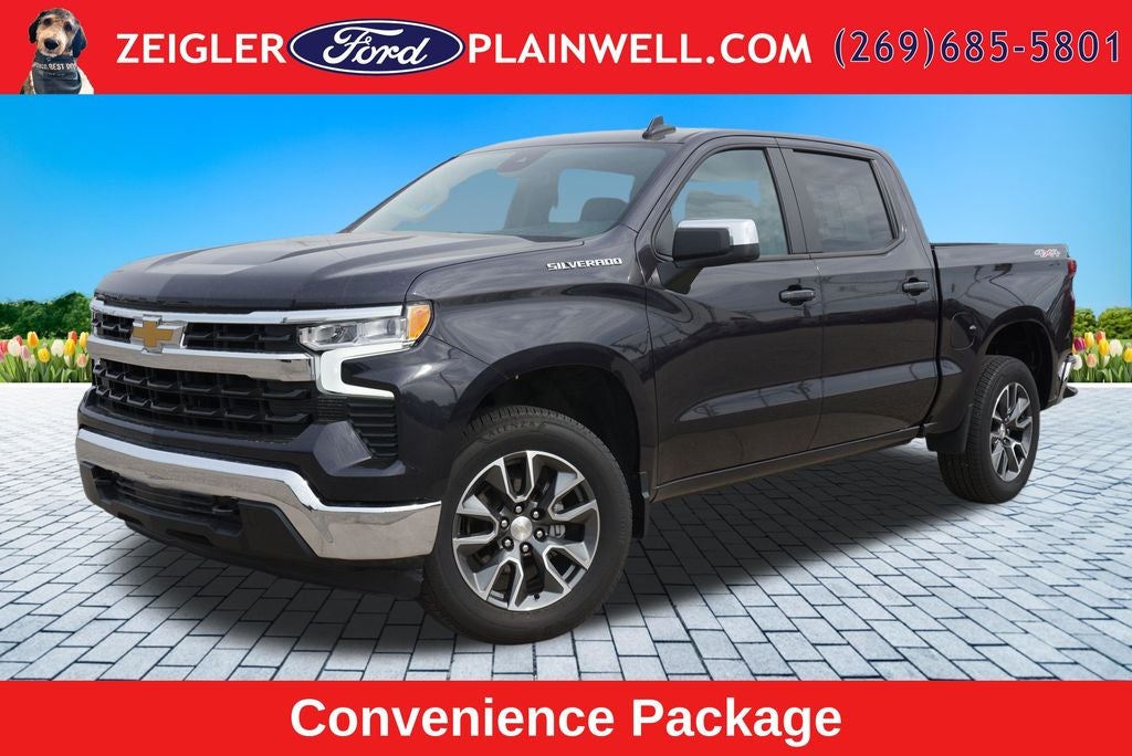 2023 Chevrolet Silverado 1500 LT CREW CAB 4X4 REAR CAMERA 20" PAINTED ALUMINUM WHE