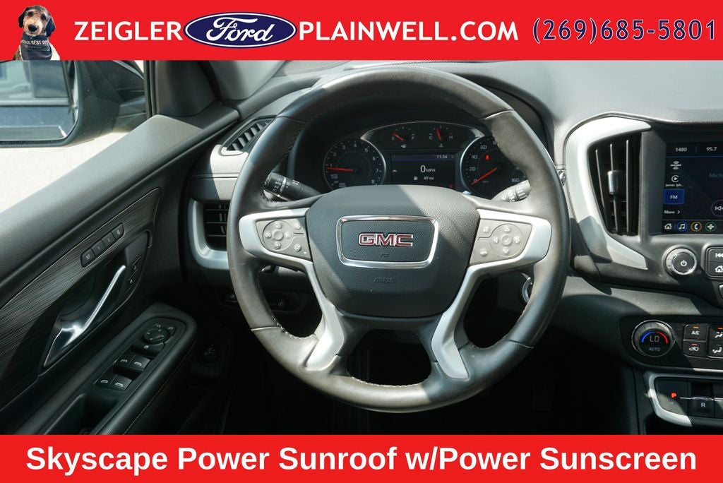 2022 GMC Terrain SLT AWD LEATHER PANORAMIC ROOF HEADS UP DISPLAY