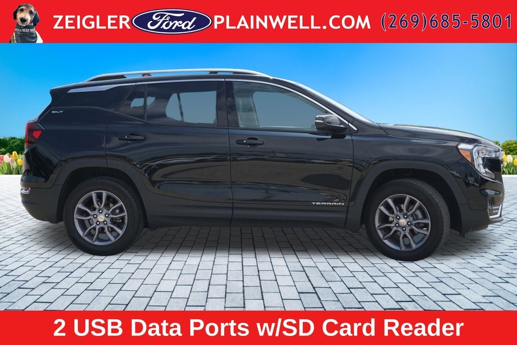 2022 GMC Terrain SLT AWD LEATHER PANORAMIC ROOF HEADS UP DISPLAY