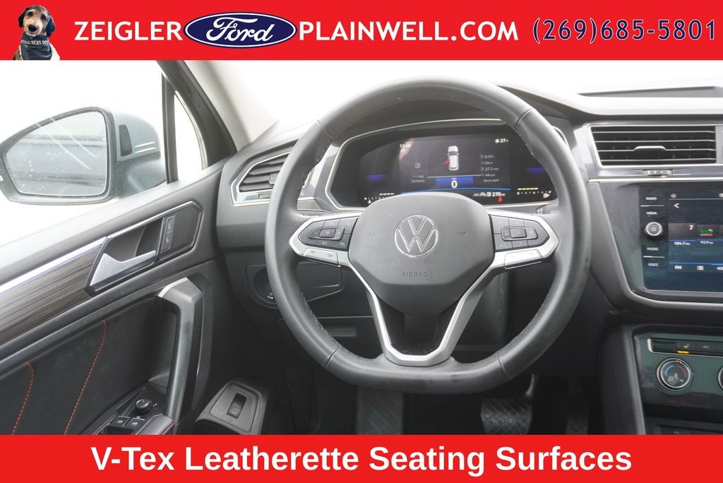 2024 Volkswagen Tiguan 2.0T Wolfsburg Edition Panoramic Moonroof Heated Leather Rear Camera 3rd