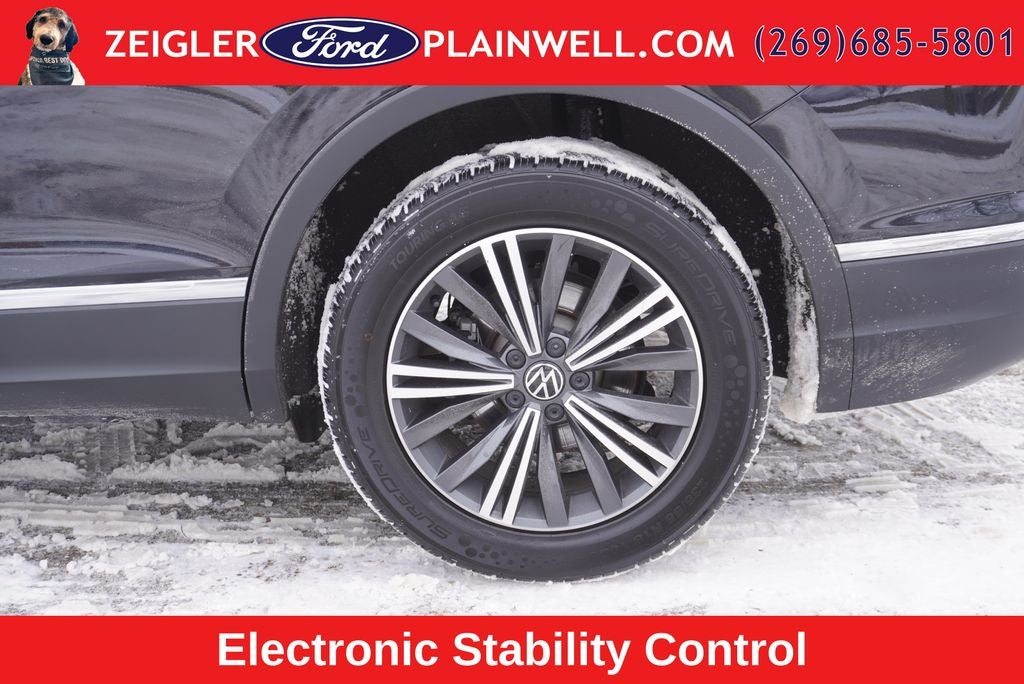 2024 Volkswagen Tiguan 2.0T Wolfsburg Edition Panoramic Moonroof Heated Leather Rear Camera 3rd