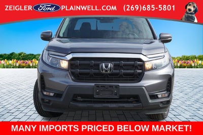 2025 Honda Ridgeline RTL Crew Cab 4x4 Heated Leather Moonroof
