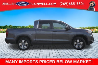2025 Honda Ridgeline RTL Crew Cab 4x4 Heated Leather Moonroof