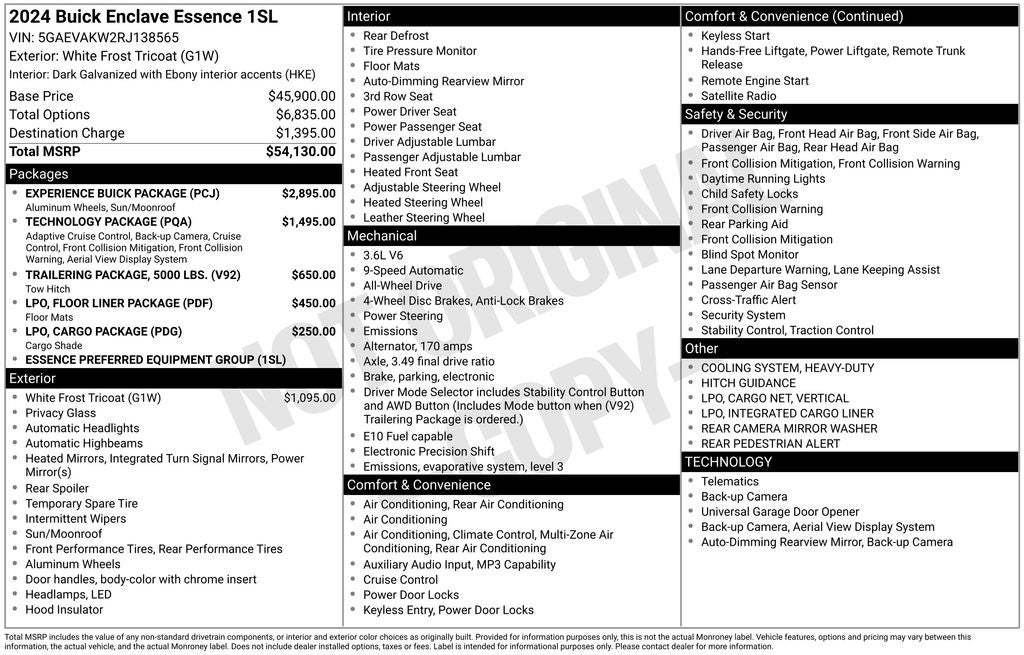 2024 Buick Enclave Essence