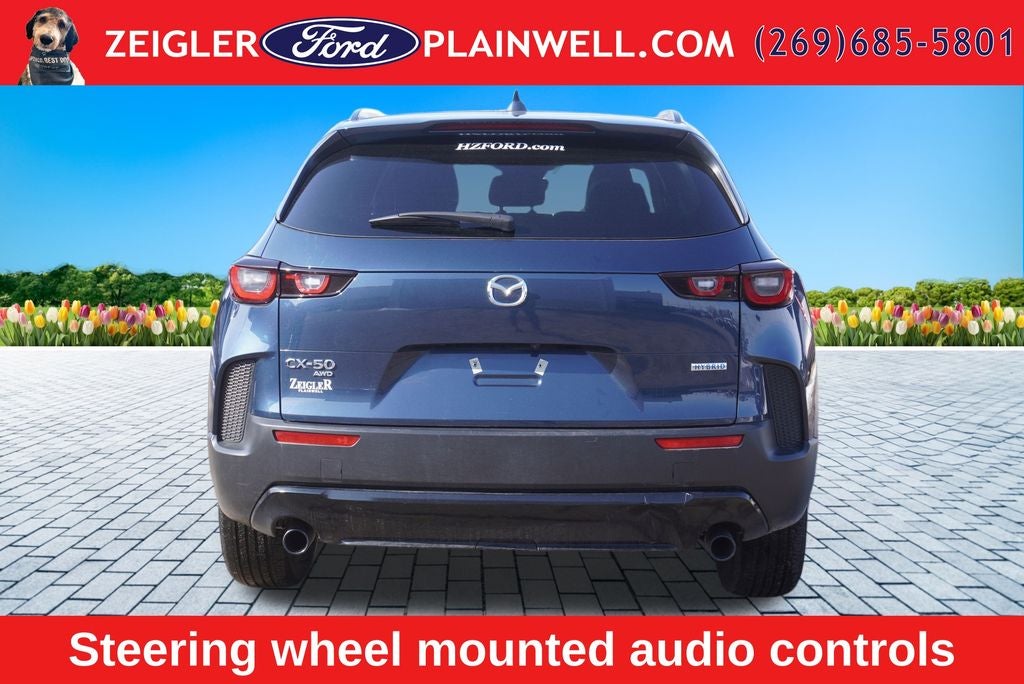 2025 Mazda Mazda CX-50 Hybrid Premium 4x4 Panoramic Moonroof Heated Leather Lane Departu