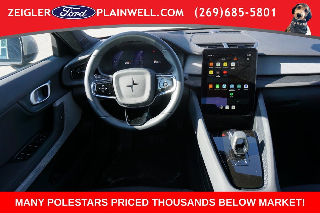 2024 Polestar 2 Long Range Dual Motor AWD Pilot Pkg Heated Seats Navigation Rear Camera