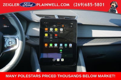 2024 Polestar 2 Long Range Dual Motor AWD Pilot Pkg Heated Seats Navigation Rear Camera