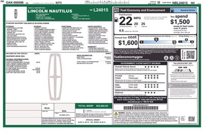 2022 Lincoln Nautilus Reserve