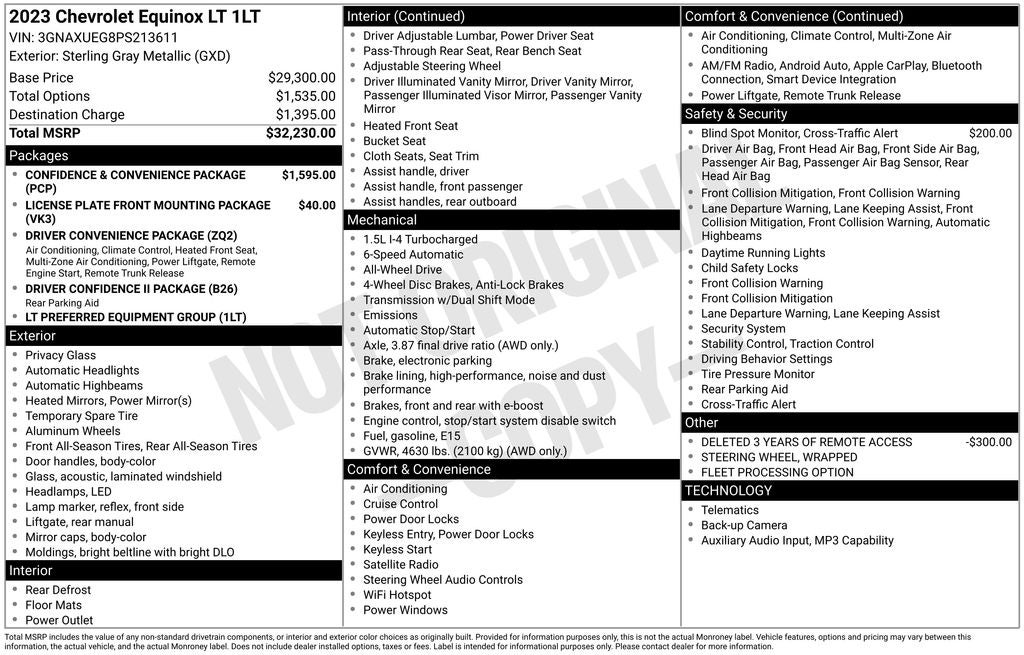 2023 Chevrolet Equinox AWD LT