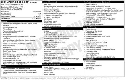 2024 Mazda Mazda CX-50 2.5 S Premium