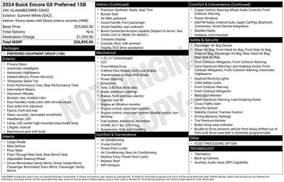 2024 Buick Encore GX Preferred FWD